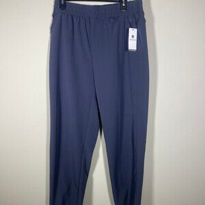 NWT! Apana Lightweight Activewear Pants Jogger Women's Large Gray Pockets Yoga!